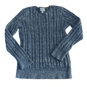 St. John's Bay Heathered Charcoal Crew Neck Sweater Size Large